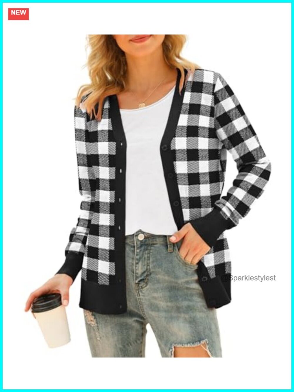 VIISHOW Women's Classic Cardigans Long Sleeve Open Front Casual Knit Cardigan